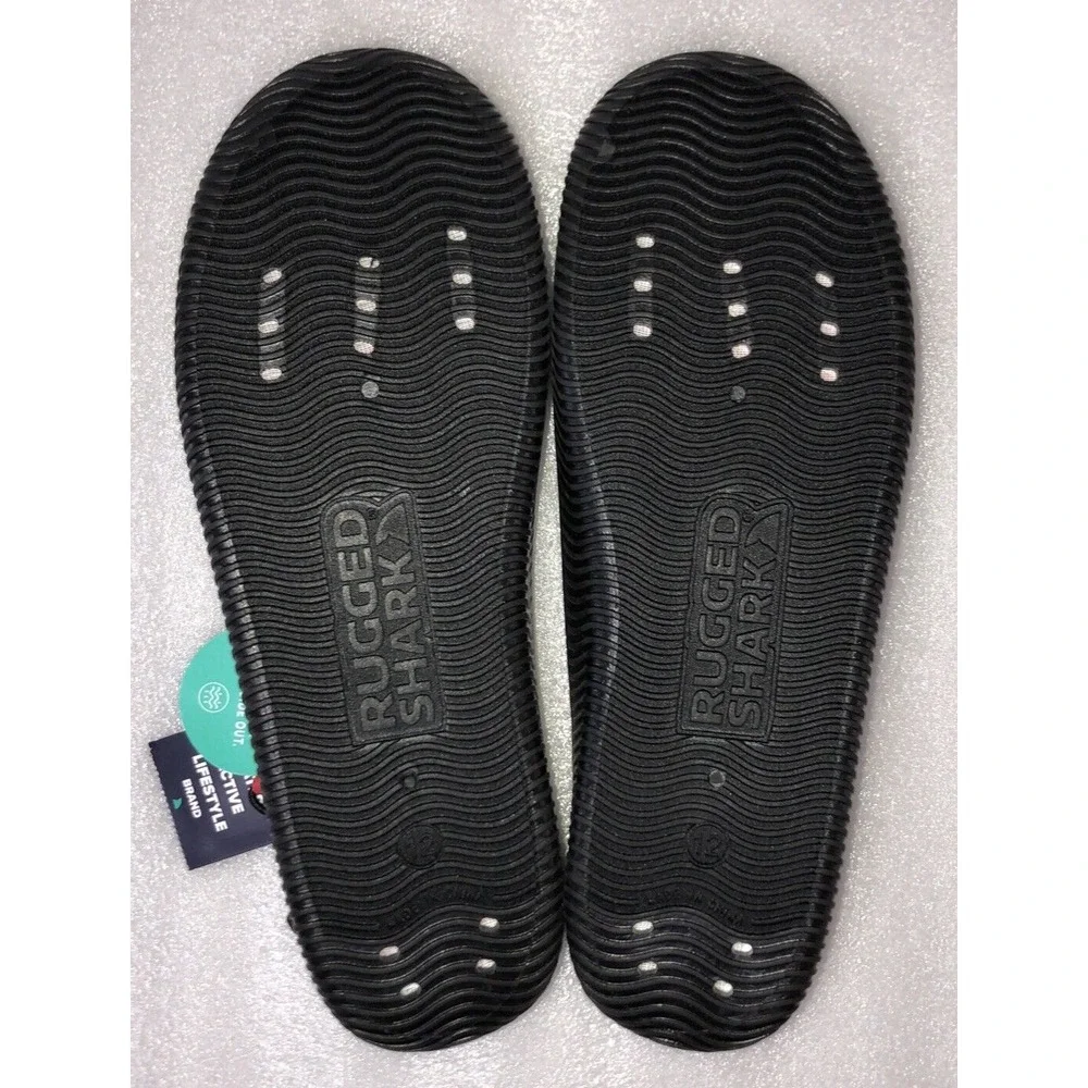Rugged Shark‎ Mens Riptide Water Shoes Watermocs Traction Soles Comfort Size 12